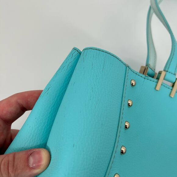 KATE SPADE NewYork Sanders Place Large Leather‎ Romily Tote Purse Atol Blue - Picture 4 of 13